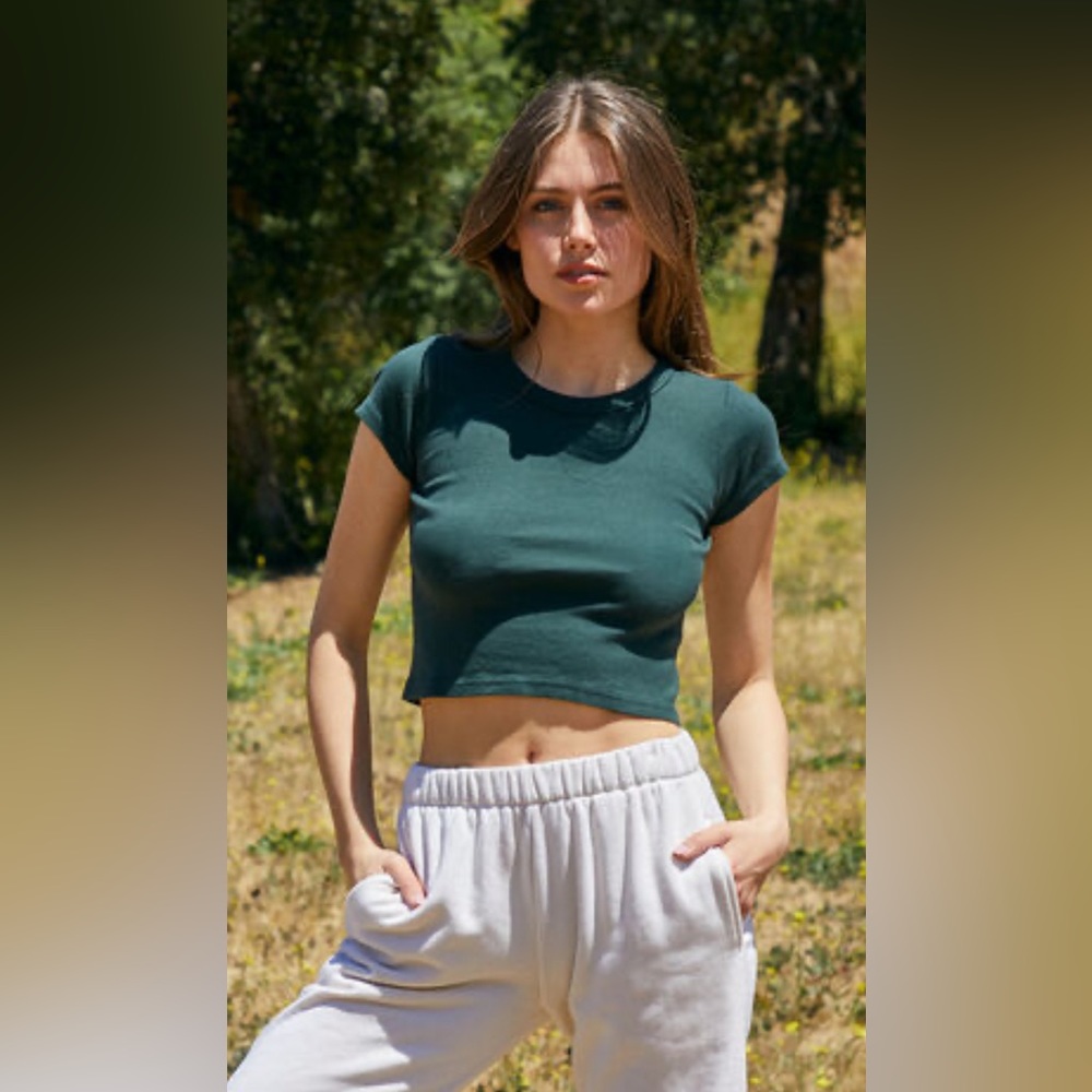 John Galt Green Ashlyn Green Top